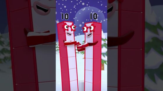 Number magic Christmas Song for Kids | Counting for preschool | Maths Cartoons #shorts - Kingdom Kids Zone, Little Learners, Shorts - Numberblocks