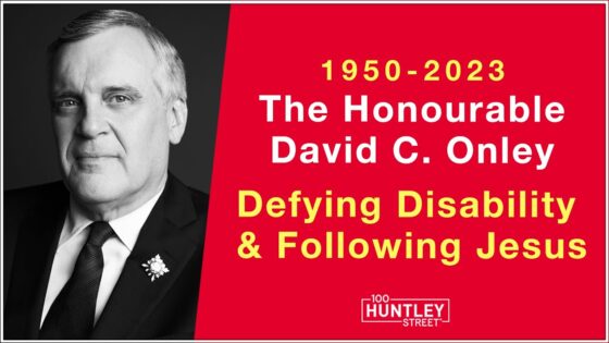 Defying Disability and Following Jesus: The Honourable David C. Onley ‣ Witness21