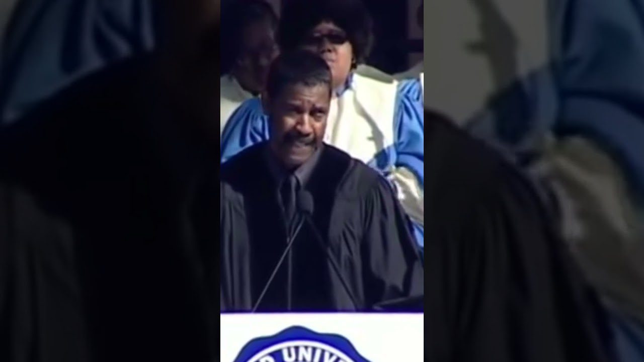 Put GOD first! DENZEL WASHINGTON gave Students the most important advice on their Graduation 🔥🔥 ‣ Witness21