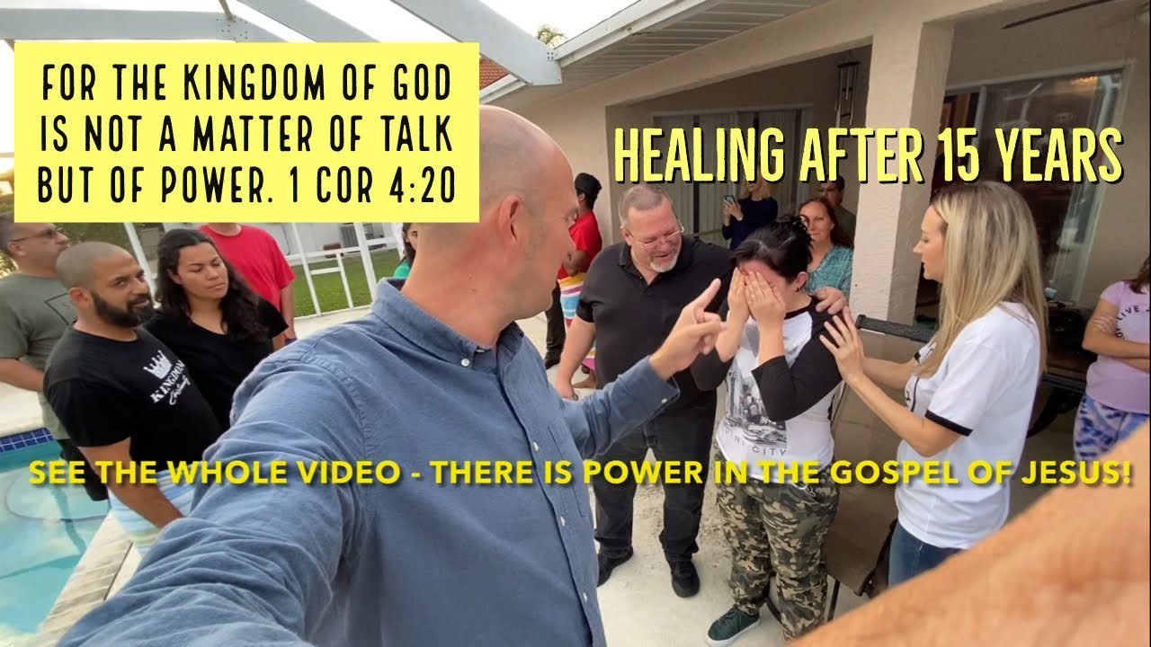 HEALING AFTER 15 YEARS! - DELIVERANCE AND BAPTISM IN WATER AND THE HOLY SPIRIT ‣ Witness21