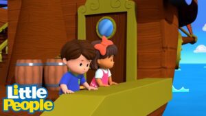 Little People Mini Adventures | OVERBOARD! Pirate Trouble… | Kids Cartoons - Kids TV Series, Kingdom Kids Zone - Little People - Fisher Price
