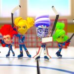 Table Hockey Battle: Tom Thomas vs. the Fixie Kids! | The Fixies - Kingdom Kids Zone, Little Learners - The Fixies