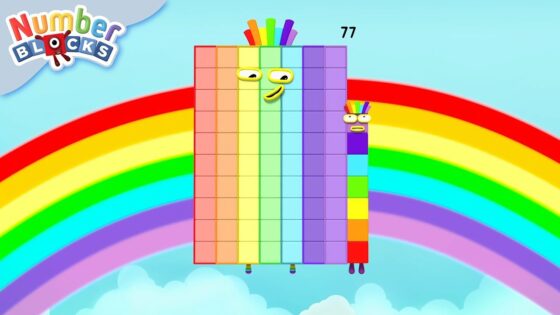 Colourful Counting Over the Rainbow! 🌈🔢 | 40 min Compilation | Learn to Count | Numberblocks - Kingdom Kids Zone, Little Learners - Numberblocks