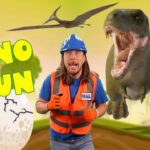 Dino Run Kids Song | Dinosaur Dance Song - Kingdom Kids Zone, Sing With Me - Handyman Hal - Music for Kids