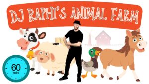 Old MacDonald Had a Farm | 60 Minutes with DJ Raphi | Kids Dance & Sing - Kingdom Kids Zone, Sing With Me - DJ Raphi