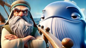 Jonah and the Whale | AI Animation - Bible Stories, Kingdom Kids Zone - Bible In a Nutshell