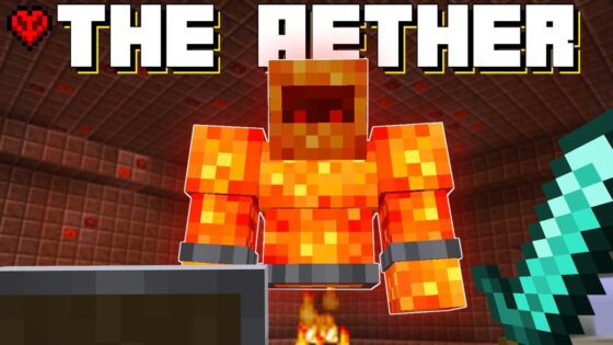 Fighting the Aether's IMPOSSIBLE BOSS - Gameplay, Kingdom Kids Zone, Minecraft - CringyGull