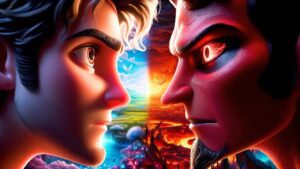 Michael VS Lucifer | AI Animation - Bible Stories, Kingdom Kids Zone - Bible In a Nutshell