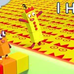🧩 Finish the Pattern? | 1 Hour Compilation | 123 Learn to Count Fun! 🌈📺 | Numberblocks - Kingdom Kids Zone, Little Learners - Numberblocks