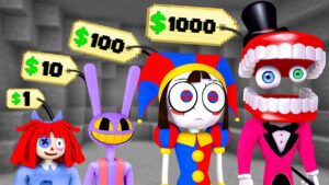 Minecraft, But I Can Hire AMAZING DIGITAL CIRCUS - Gameplay, Kingdom Kids Zone, Minecraft - EYstreem