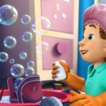 Cleaning Fun with BUBBLES 🧼 | The Fixies | Animation for Kids - Kingdom Kids Zone, Little Learners - The Fixies