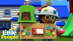 Fisher Price Little People | Robot Rumble! | New Episodes | Kids Movie - Kids TV Series, Kingdom Kids Zone - Little People - Fisher Price