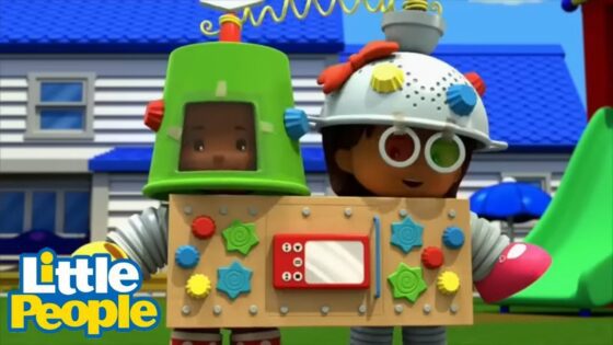Fisher Price Little People | Robot Rumble! | New Episodes | Kids Movie - Kids TV Series, Kingdom Kids Zone - Little People - Fisher Price