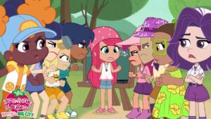 Strawberry Shortcake 🍓 Glamping or Camping ?! 🍓 Berry in the Big City 🍓 Cartoons for Kids - Kids TV Series, Kingdom Kids Zone - Strawberry Shortcake - WildBrain
