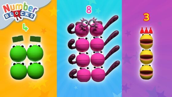 Numberblobs are back! 🔴🟠😎| Multiplication & Addition | Full Episodes | Learn to Count Numberblocks - Kingdom Kids Zone, Little Learners - Numberblocks