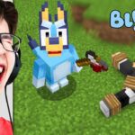 I Fooled My Friend as BLUEY in Minecraft - Gameplay, Kingdom Kids Zone, Minecraft - EYstreem