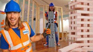 Building with Blocks | Handyman Hal builds blocks at Edventure - Kingdom Kids Zone, Sing With Me - Handyman Hal - Music for Kids