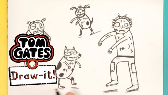 Draw It ✏️ Dog Zombies! | Tom Gates Brilliant World | Drawing With Kids - Kids (6-9), Kingdom Kids Zone - Tom Gates Brilliant World