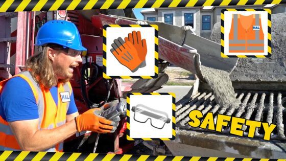 Safety Song and Concrete Construction Site | Music for Kids | Songs for Toddlers - Kingdom Kids Zone, Sing With Me - Handyman Hal - Music for Kids