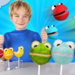 Colourful Numberblobs Apple Pie Lollipop! 🍏🍭 Arts and Crafts 4 Kids | Learn to count | Numberblocks - Kingdom Kids Zone, Little Learners - Numberblocks