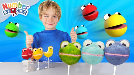 Colourful Numberblobs Apple Pie Lollipop! 🍏🍭 Arts and Crafts 4 Kids | Learn to count | Numberblocks - Kingdom Kids Zone, Little Learners - Numberblocks