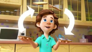 Tom's Juggling Skills 🤹🏻 | The Fixies | Educational Animation for Kids - Kingdom Kids Zone, Little Learners - The Fixies