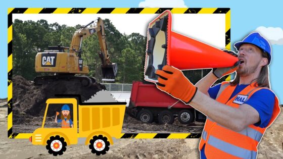 Construction Song | Handyman Hal uses Diggers at Diggerland - Kingdom Kids Zone, Sing With Me - Handyman Hal - Music for Kids