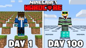 I Survived 100 Days of PARKOUR CIVILIZATION in Minecraft - Gameplay, Kingdom Kids Zone, Minecraft - EYstreem