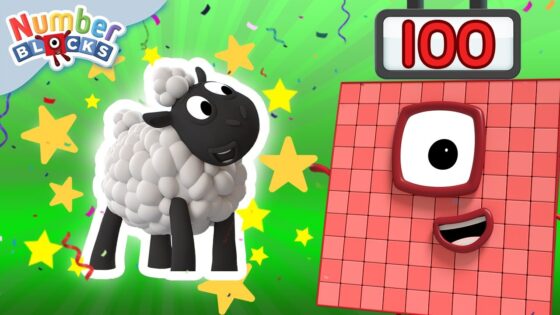 Counting Sheep with Numberblocks in the Spring! 🌷🐑 | Learn to Count 1 to 100 | Fun for Kids - Kingdom Kids Zone, Little Learners - Numberblocks