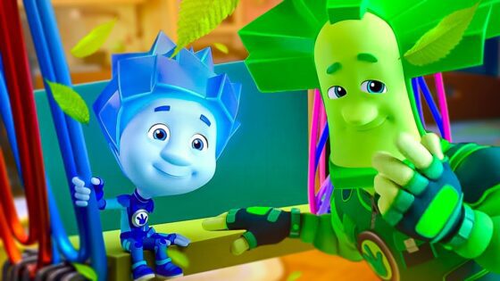 🌸 Фиксики — Весна с фиксиками 🌸 - Kingdom Kids Zone, Little Learners - Фиксики