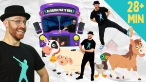 Learn Dance moves with DJ Raphi – Kids Songs, Nursery Rhymes & more | 28 minutes - Kingdom Kids Zone, Sing With Me - DJ Raphi