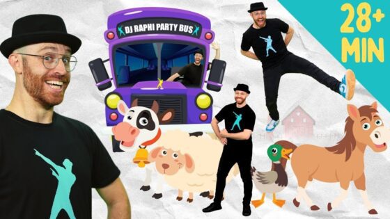 Learn Dance moves with DJ Raphi – Kids Songs, Nursery Rhymes & more | 28 minutes - Kingdom Kids Zone, Sing With Me - DJ Raphi