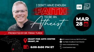 LIVE from Grant Fine Arts Center (Grant, MI) – IDHEFTBAA - Does God Exist?, Truth Seekers - Cross Examined