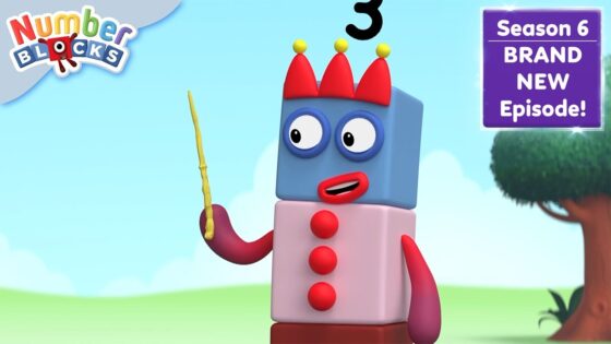 Painting by Numbers | Series 6 | Learn to Count | @Numberblocks - Kingdom Kids Zone, Little Learners - Numberblocks