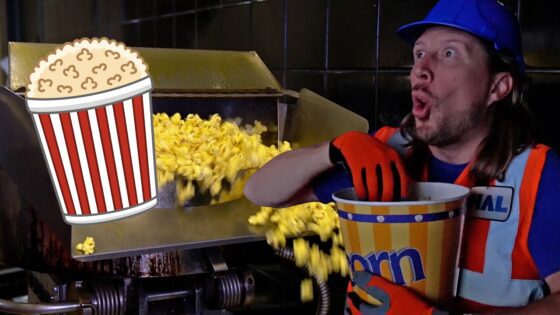 Handyman Hal makes Popcorn at the Movies | Let's go to the movies kids show - Kingdom Kids Zone, Sing With Me - Handyman Hal - Music for Kids