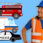 Fire Truck, Ambulance, Police Car | Rescue Vehicles Song for Kids - Kingdom Kids Zone, Sing With Me - Handyman Hal - Music for Kids