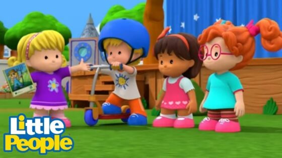 Fisher Price Little People | Scooter Schooling! | New Episodes | Kids Movie - Kids TV Series, Kingdom Kids Zone - Little People - Fisher Price