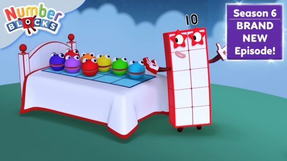 Ten in the bed | Series 6 | Learn to Count | @Numberblocks - Kingdom Kids Zone, Little Learners - Numberblocks