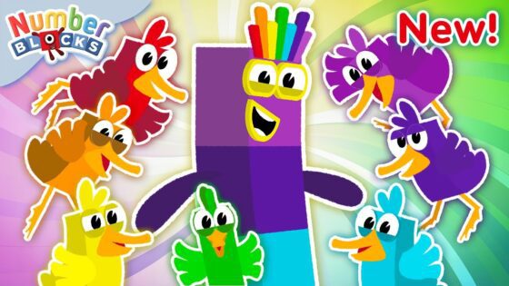 🦆 Seven Little Ducks | NEW Nursery Rhymes & Kids Songs 🎤 | Learn to count | Numberblocks - Kingdom Kids Zone, Little Learners - Numberblocks