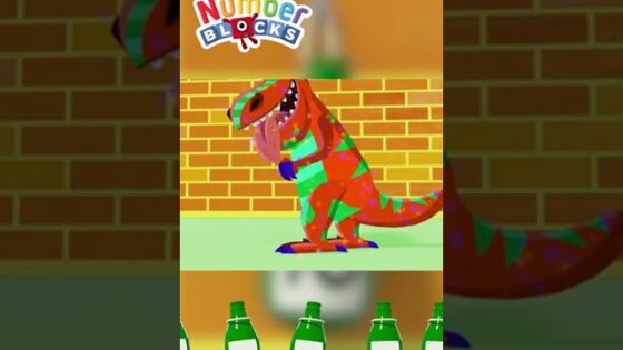 #shorts | Teen green bottles song | Counting for Kids | Maths Cartoons | @Numberblocks - Kingdom Kids Zone, Little Learners, Shorts - Numberblocks