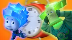 Broken Clock! | Cartoons for Kids | The Fixies - Kingdom Kids Zone, Little Learners - The Fixies