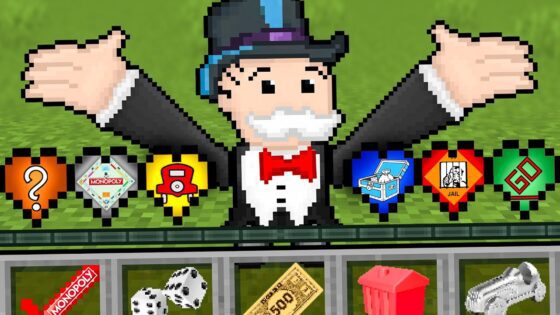 Minecraft, But There’s MONOPOLY Hearts - Gameplay, Kingdom Kids Zone, Minecraft - EYstreem