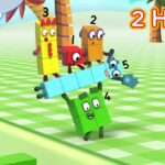 ✨ Unlock Patterns and Codes in Numberland 💥🔓 | 2 Hours compilation | Learn to Count | Numberblocks - Kingdom Kids Zone, Little Learners - Numberblocks