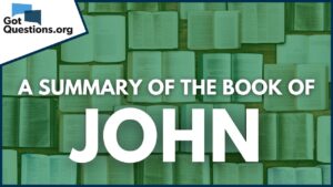 A Summary of the Book of John | GotQuestions.org - Bible Study, Movies & TV - Got Questions Ministries