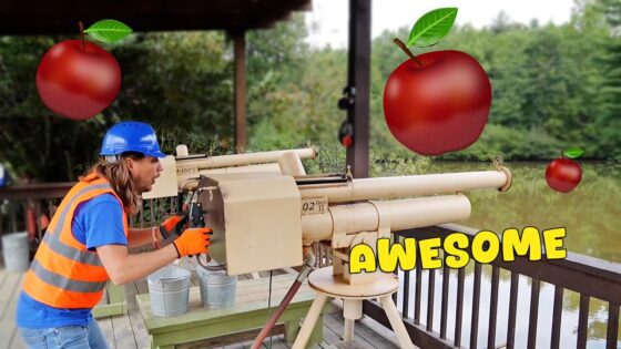 The Awesome Song | Handyman uses an Apple Cannon - Kingdom Kids Zone, Sing With Me - Handyman Hal - Music for Kids