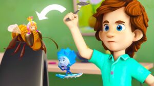 Can Simka Save the Bee?! 🐝 | The Fixies | Animation for Kids - Kingdom Kids Zone, Little Learners - The Fixies