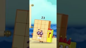 #shorts | Meet Numberblock Twenty-three! | Counting for Kids | Maths Cartoons | @Numberblocks - Kingdom Kids Zone, Little Learners, Shorts - Numberblocks