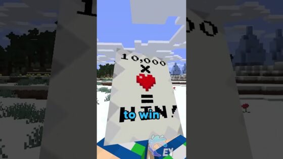 Minecraft, But Running Gains Hearts… - Gameplay, Kingdom Kids Zone, Minecraft - EYstreem