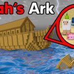 I Built Noah’s Ark in 24 Hours to Save the World… - Gameplay, Kingdom Kids Zone, Minecraft - EYstreem
