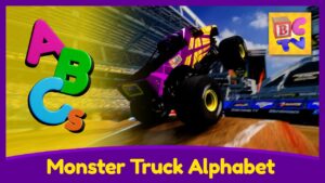 Monster Truck ABCs – Learn the Alphabet for Kids - Kingdom Kids Zone, Little Learners - Brain Candy TV